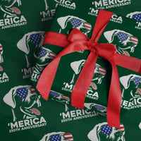Merica Labrador Retriever Lover Wrapping Paper Roll 250th Anniversary Gift