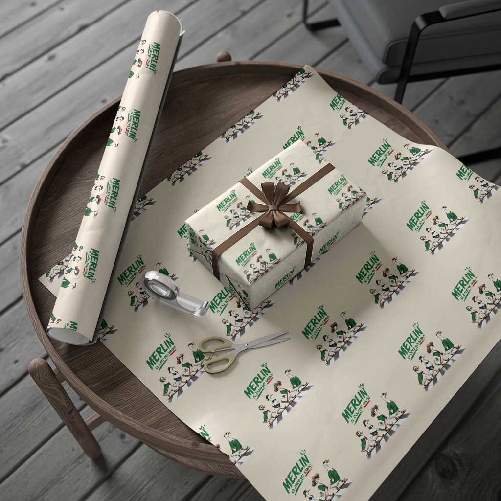 Merlin the Ducks Crosswalk Walk Parody Wrapping Paper Roll El Idolo Del Barrio Mexico Duck Soccer Football Fans