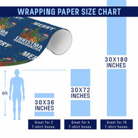 Merry Christmahanakwanzika Wrapping Paper Roll Christmas Hanukkah Kwanzaa Celebration Gift - Wonder Print Shop