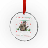Merry Christmas Sumbitches Crystal Glass Ornament Funny Smokey Retro 80s Movie The Bandit Ugly Xmas - Wonder Print Shop