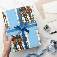 Merry Christmas Y'all Wrapping Paper Roll Funny Western Holiday Gift For Cowgirl - Wonder Print Shop