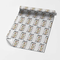 Merry F Caw F Goose Wrapping Paper Roll Funny Rebellious Christmas Gift - Wonder Print Shop