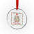 Merry Fishmas Crystal Glass Ornament Funny Xmas Fishing Lover Gift - Wonder Print Shop