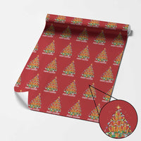 Merry Glizzmas Wrapping Paper Roll Funny Hotdog Christmas Tree