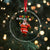 Merry Kwanzaa African American Xmas Santa Crystal Glass Ornament - Wonder Print Shop