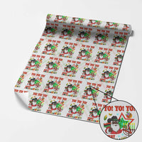 Merry Kwanzaa Black Santa Cowboy Wrapping Paper Roll African Heritage Celebration Gift - Wonder Print Shop