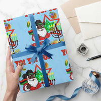 Merry Kwanzaa Black Santa Cowboy Wrapping Paper Roll African Heritage Celebration Gift - Wonder Print Shop