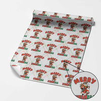 Merry Kwanzaa Cowboy Black Santa Wrapping Paper Roll African American Christmas Gift - Wonder Print Shop