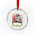 Merry Kwanzaa Crystal Glass Ornament African American Santa Black Christmas - Wonder Print Shop