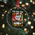 Merry Kwanzaa Crystal Glass Ornament African American Santa Black Christmas - Wonder Print Shop