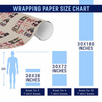 Merry Pigmas Wrapping Paper Roll Funny Guinea Pig Cavy Lover Holiday Gift - Wonder Print Shop