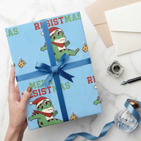Merry Resistmas Frog Christmas Wrapping Paper Roll - Wonder Print Shop