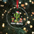 Merry Xmas In Arizona US State Funny Saguaro Cactus Christmas Tree Crystal Glass Ornament TS02