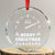 Merry Xmas Shitter's Full Crystal Glass Ornament Funny Ugly Christmas Sweater - Wonder Print Shop