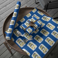 Messy Bun School Bus Driver Life Wrapping Paper Roll - Wonder Print Shop