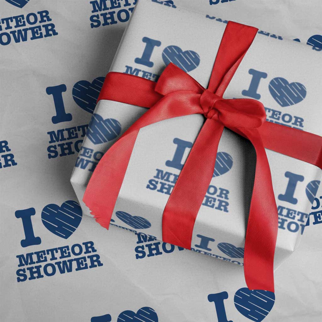 Meteor Shower Lover Wrapping Paper Roll Astronomy Enthusiast Gift
