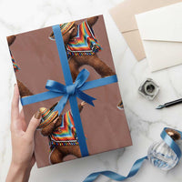 Mexican Bigfoot Dabbing Cinco de Mayo Funny Fiesta Wrapping Paper Roll