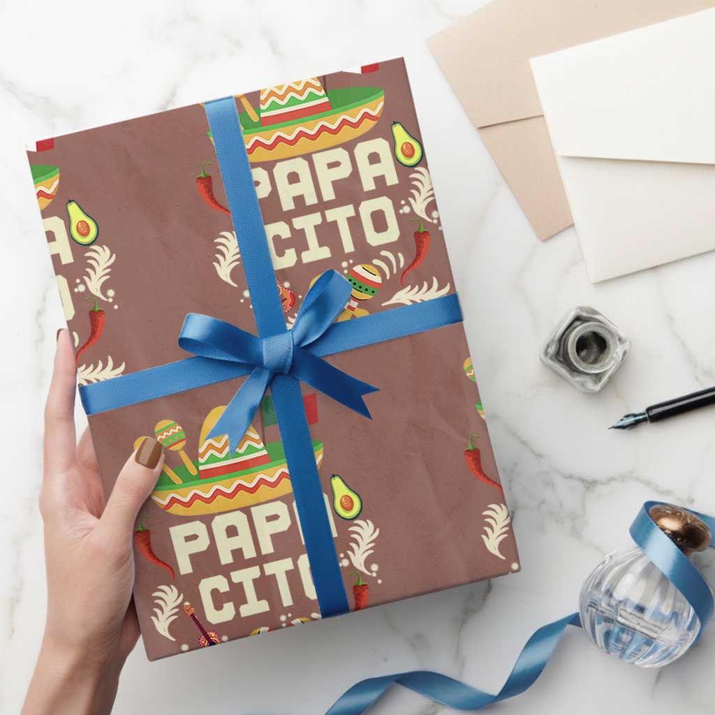 Mexican Dad Wrapping Paper Roll Papa Cito Latino Fathers Day Gift Mexican Pride