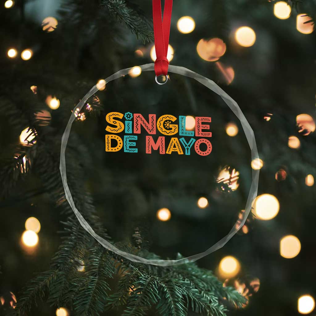 Mexican Fiesta Party Gift Crystal Glass Ornament Single De Mayo
