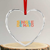 Mexican Fiesta Party Gift Heart Crystal Glass Ornament Single De Mayo