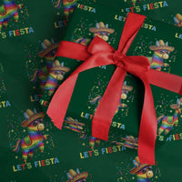 Mexican Fiesta Pinata Wrapping Paper Roll Funny Cinco De Mayo
