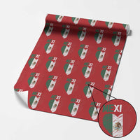 Mexican Flag Heart Mexico City Independence Day Gift Wrapping Paper Roll