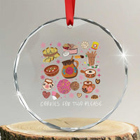 Mexican Pregnancy Announcement Crystal Glass Ornament Cookies For Two Please Xmas Maternity Gift TS10