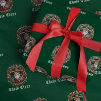 Mexican Xmas Cholo Claus Santa Wrapping Paper Roll Funny Xmas in Mexico Latin America