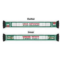 Mexico 2026 Football Personalized Soccer Scarf Viva Mexico