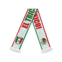 Mexico 2026 Football Soccer Scarf El Tricolor Aztec Viva Mexico