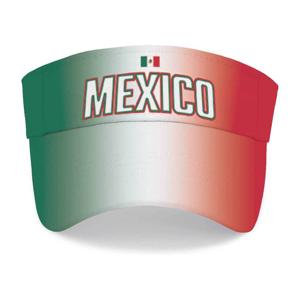 Mexico 2026 Football Sun Visor Cap Viva Mexico