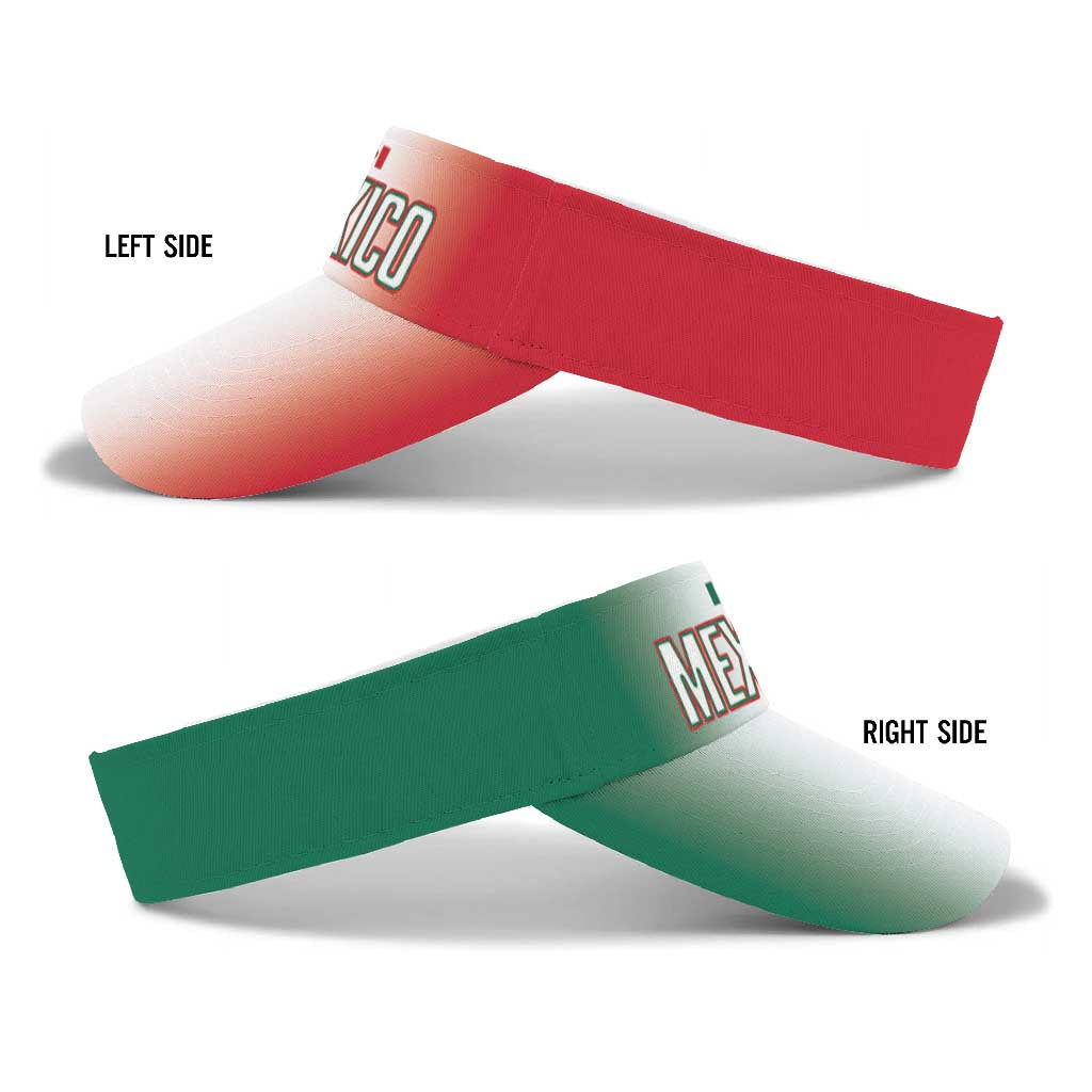 Mexico 2026 Football Sun Visor Cap Viva Mexico