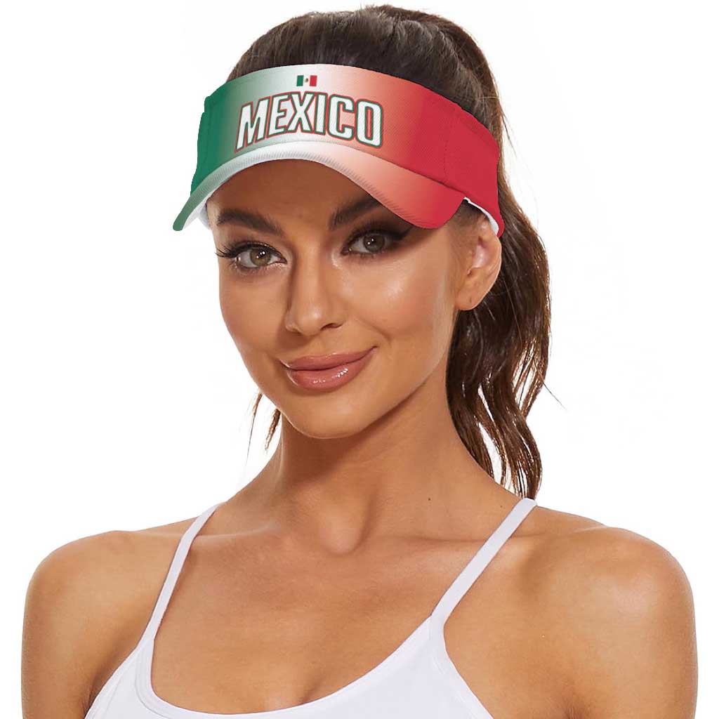 Mexico 2026 Football Sun Visor Cap Viva Mexico