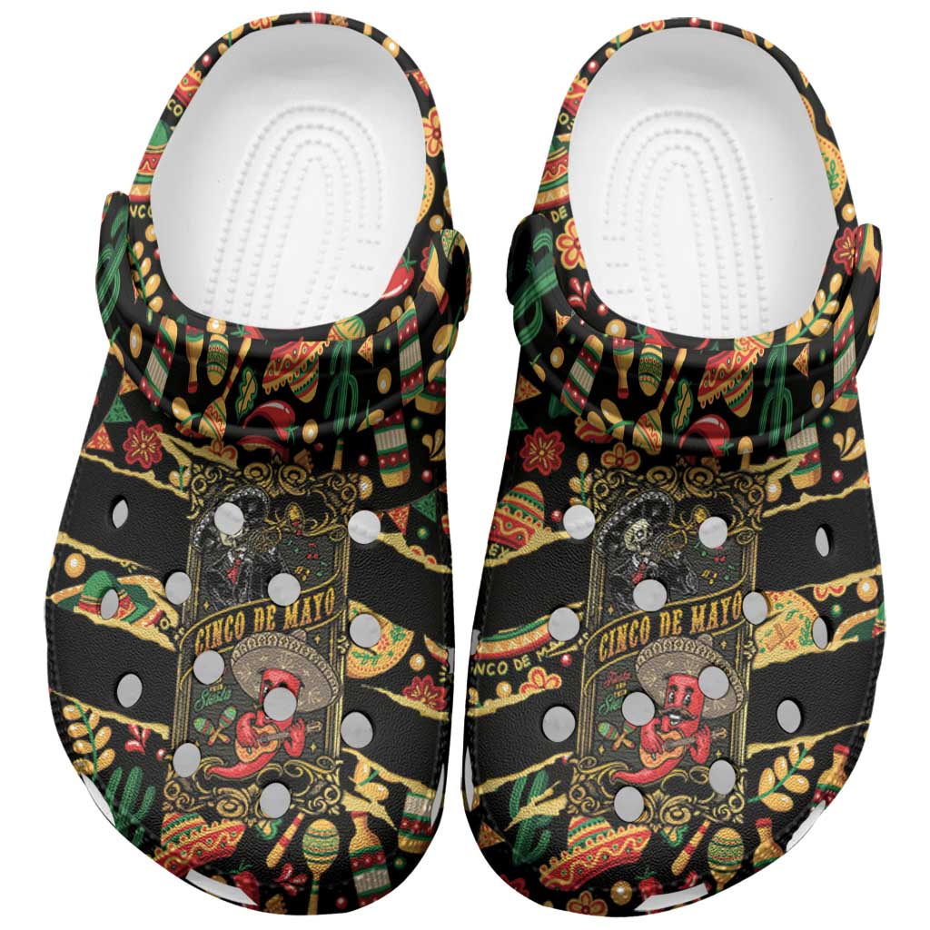 Mexico Cinco de Mayo Clogs Shoes Fiesta and then Siesta