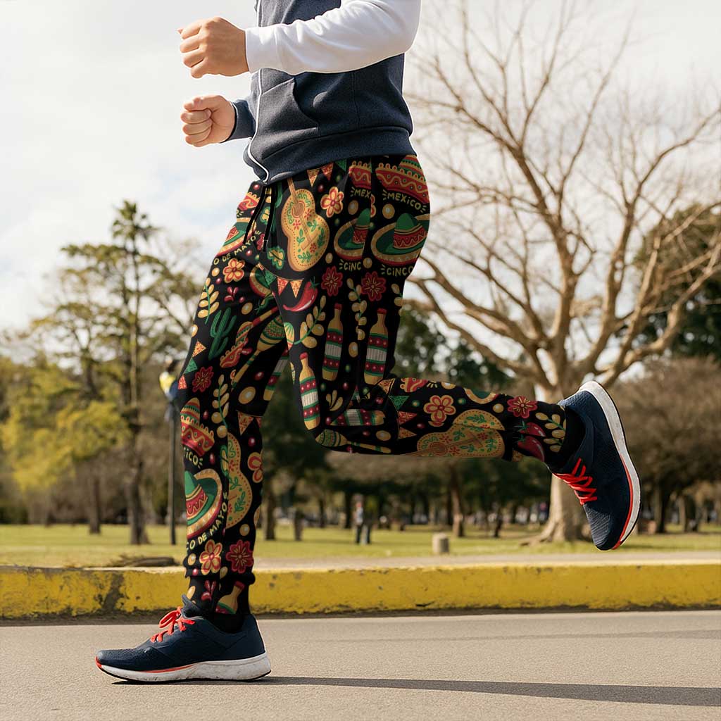 Mexico Cinco de Mayo Jogger Pants Fiesta and then Siesta