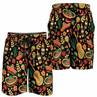 Mexico Cinco de Mayo Shorts for Men Fiesta and then Siesta