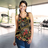 Mexico Cinco de Mayo Women Racerback Tank Fiesta and then Siesta
