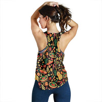 Mexico Cinco de Mayo Women Racerback Tank Fiesta and then Siesta