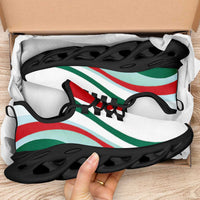 Mexico Football Clunky Sneakers Flag-Inspired Curve Style