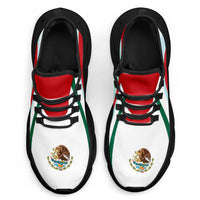 Mexico Football Clunky Sneakers Flag-Inspired Curve Style