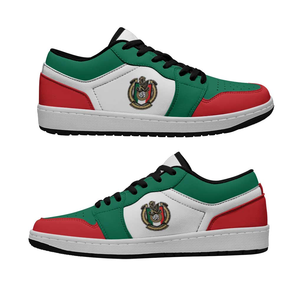 Mexico Low Sneakers Classic National Flag Style - Wonder Print Shop