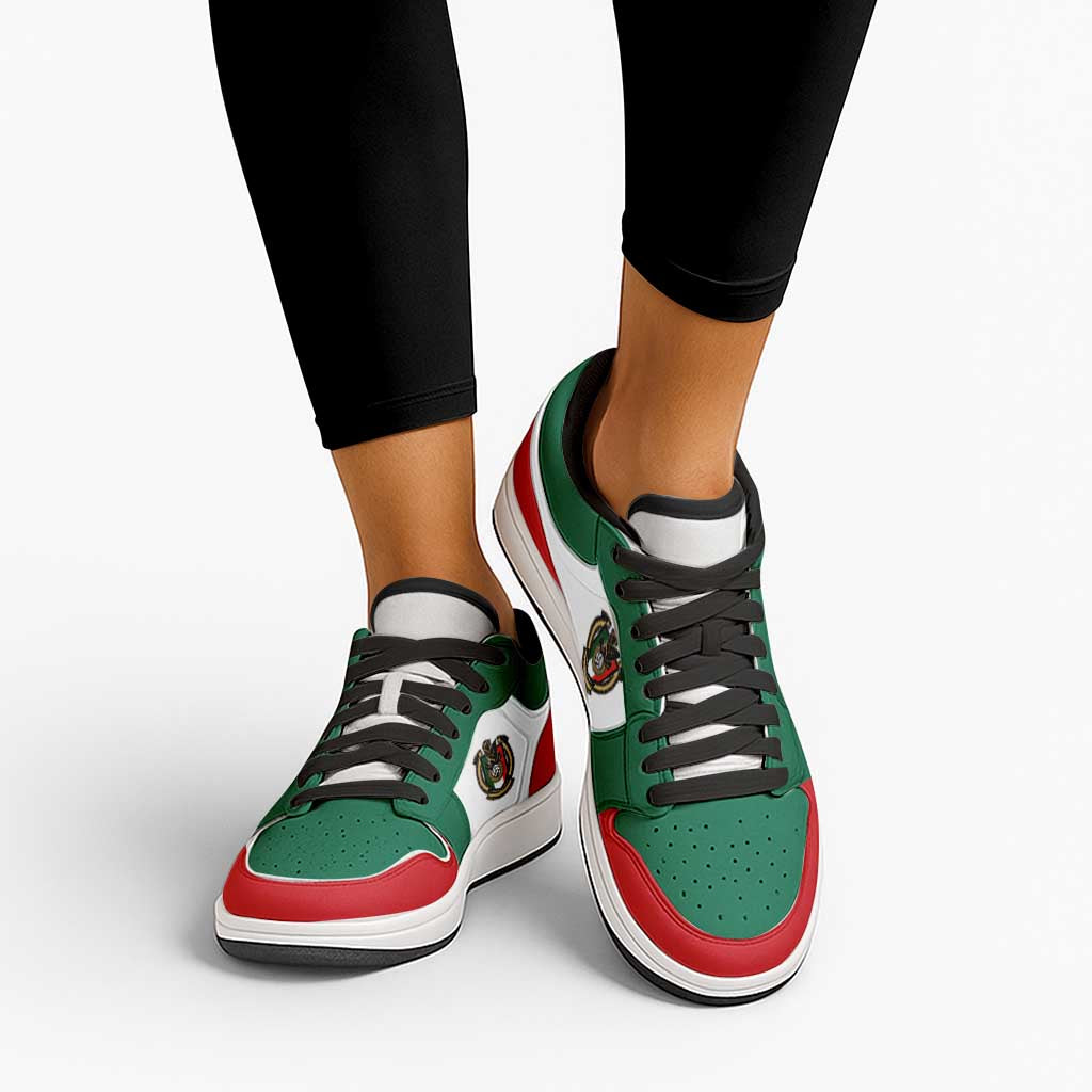 Mexico Low Sneakers Classic National Flag Style - Wonder Print Shop