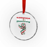 Mexico National Soccer Lover Crystal Glass Ornament Proud Mexican Fan Gift