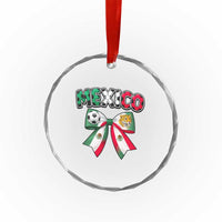 Mexico National Soccer Lover Crystal Glass Ornament Soccer Pride Fan Gift