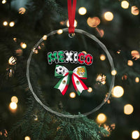 Mexico National Soccer Lover Crystal Glass Ornament Soccer Pride Fan Gift