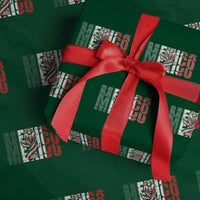 Mexico National Soccer Lover World Wrapping Paper Roll Football Fan Gift