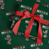 Mexico National Soccer Lover Wrapping Paper Roll Proud Mexican Fan Gift