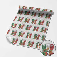 Mexico Soccer Fan Wrapping Paper Roll Funny 67 Viral Gen Alpha Slang Gift
