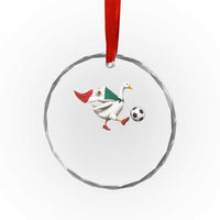 Mexico Soccer Goose Crystal Glass Ornament Mexico Futbol Fan