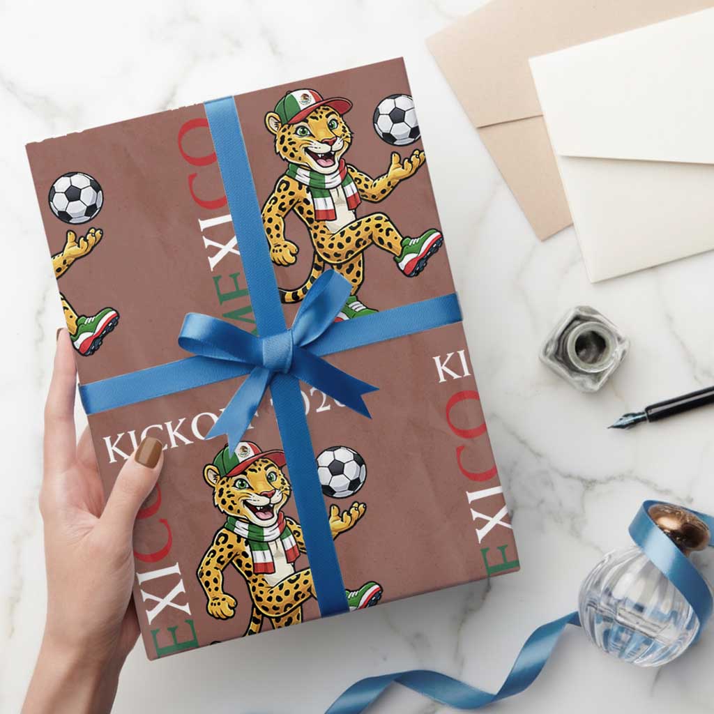 Mexico Soccer Pride Jaguar Kickoff 2026 Wrapping Paper Roll